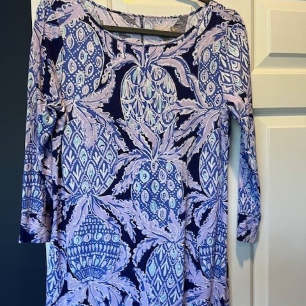Lilly Pulitzer Dress, Medium, Purple & Navy